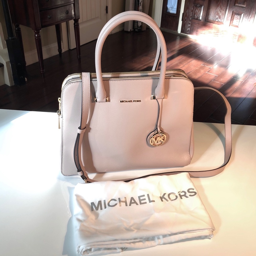 Michael Kors Houston Double Zip Crossgrain - Picture 11 of 14